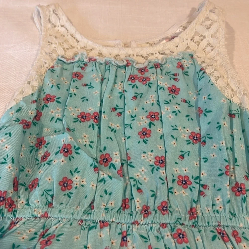 Girls floral dress 7